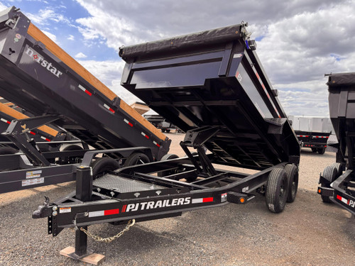 P.J. 2026 DL 83"X14' Low Profile Dump | Tandem Axle 7k Hydraulic Jack