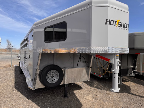 Trails West 2026 Hotshot 84"x0.5' Stock Combo Trailer | Tandem Axle 18.66K, Tack Room, Double Tack Doors, Convenience Package