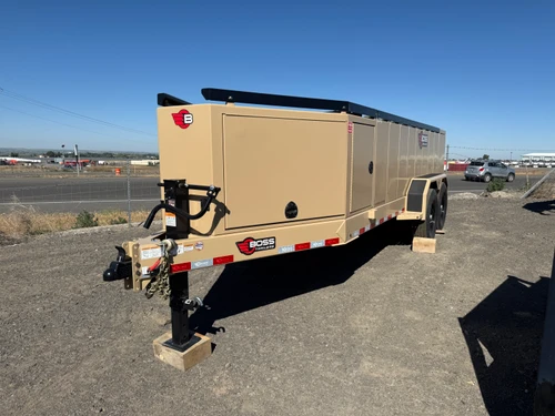 Boss Trailers 2026 Refueling Trailer | 880 Gallon Mulit-tank, 25 GPM Electric Pump, Front & Rear Enclosure, 35' Hose Reel, Flow Meter, (DOT Legal)