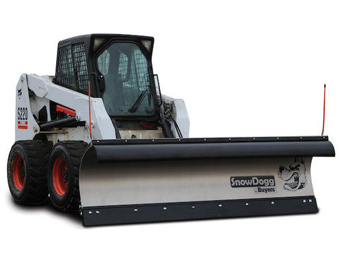 SnowDogg SKTE Skid Steer Snow Plow Kit | Straight Blade