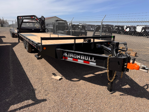 NORSTAR / IRON BULL Trailers 2026 FDP 102"x20' Deckover Flatbed Trailer | Tandem Axle 14K