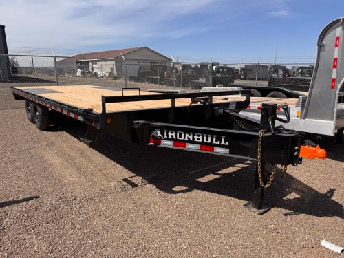 NORSTAR / IRON BULL Trailers 2026 FDP 102""x22' Deckover Flatbed Trailer | Tandem Axle 14K