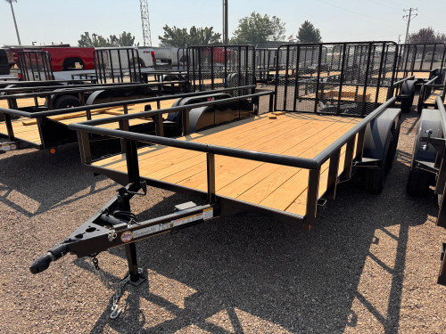GR Trailers 2026 82"X12' Utility Trailer | Tandem Axle Axle, Pipetop Rail, Spring Assisted Rear Rampgate