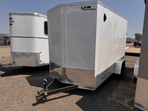 Look Trailers 2026 ST DLX 72"X12' V-Nose Cargo Trailer | Single Axle Axle 3.5K