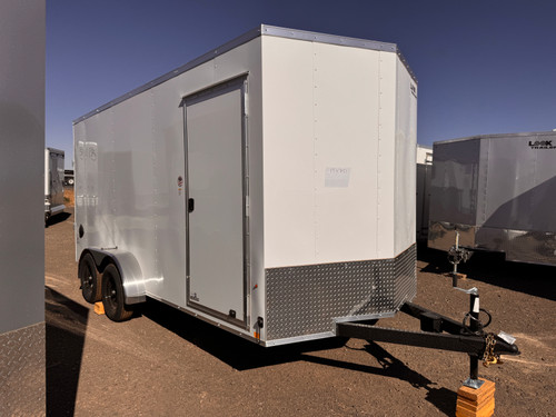Look Trailers 2026 ST DLX 84"X16' V-Nose Cargo Trailer | 7K, 7' Tall, Rear Ramp Door