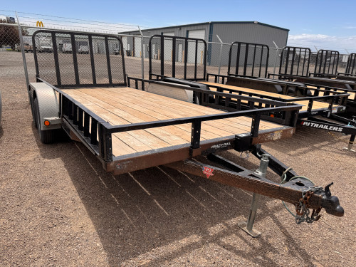P.J. Trailers 2020 83"X16' Utility Trailer | Tandem Axle Axle