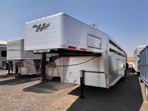 Hillsboro Trailers 2027 ENDURA 84"X24' Stock Trailer | Tandem Axle Axle 14.5K, 14K Torsion, Dual Dividers, Aluminum Design, Escape Door, Rear Combo