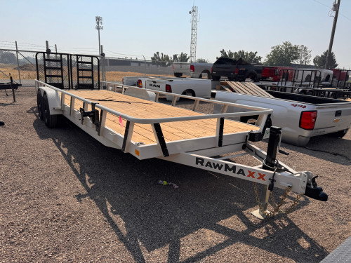 Raw Maxx Trailers 2026 UTX 83"X24' Utility Trailer | Tandem Axle Axle 10K, DOVETAIL, HD RAMP, SPARE TIRE MOUNT