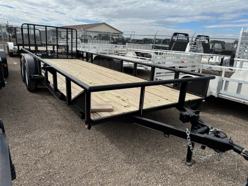 GR Trailers 2026 102"X20' Equipment Trailer | Tandem Axle 14K, OVER AXLE, RAMPS, TOOLBOX