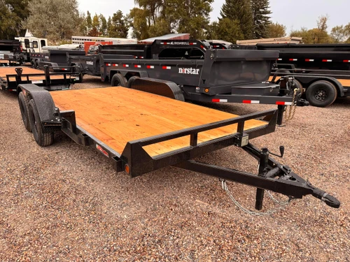 GR Trailers 2026 102"X16' Equipment Trailer | Tandem Axle 7K, DOVETAIL DECK W/ 40" SLIDE IN RAMPS