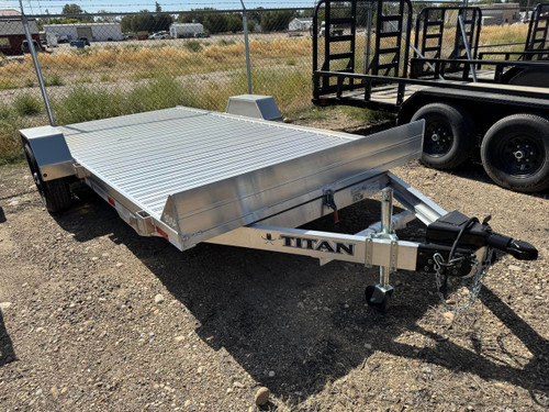 Titan Trailers 2026 80"X14' Gravity Tilt Trailer | Single Axle 2.99K, Aluminum, Idler Axle