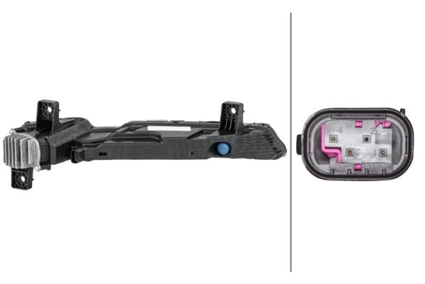 Front indicator left black with DRL Porsche 718 Boxster Cayman 16-