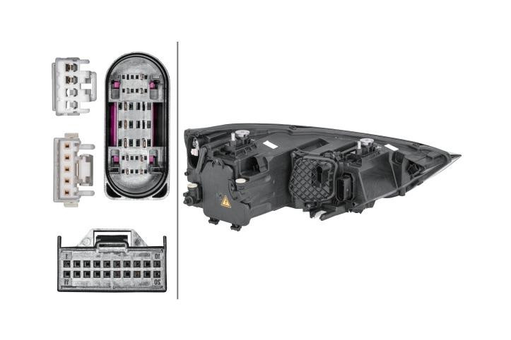 Headlight left Bi-xenon LED DRL Audi A1 15-18