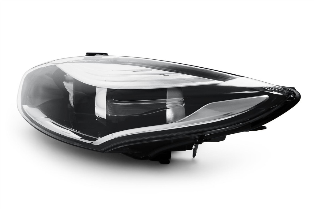 Headlight left black chrome Renault Megane 14-16