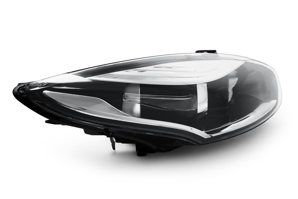 Headlight right black chrome Renault Megane 14-16