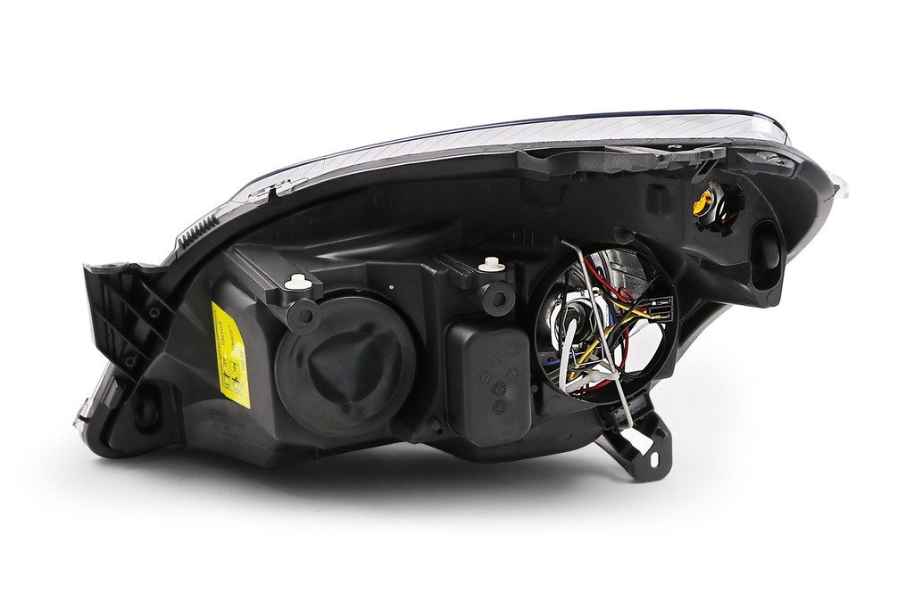 Angel eyes headlight set black Vauxhall Astra H MK5 04-10