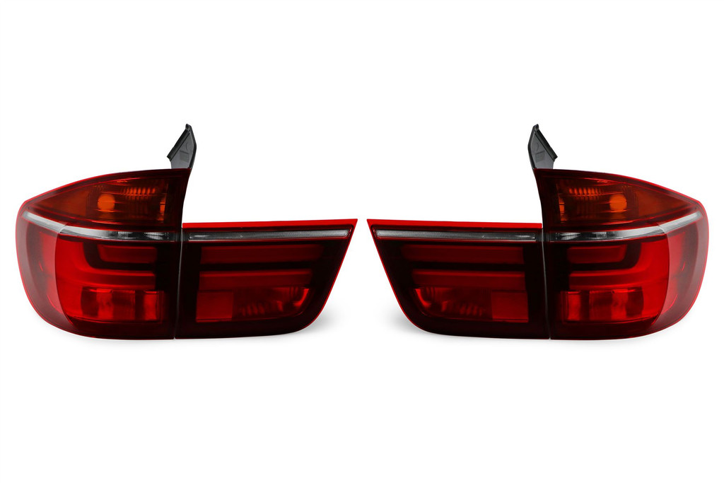 Rear lights set red clear LED BMW X5 E70 06-10