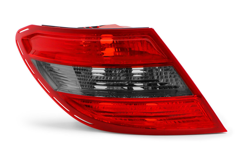 Rear light left smoked Mercedes Benz C Class W204 07-10