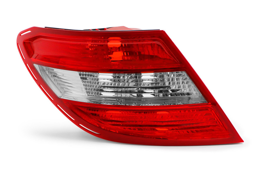 Rear light left clear Mercedes Benz C Class W204 07-10