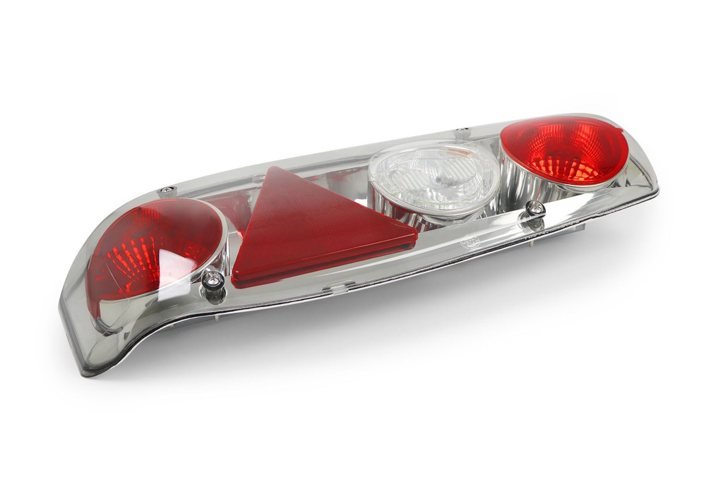 Rear light left smoked triangular reflector Hella Caraluna Swift Chrisma Compass Rallye