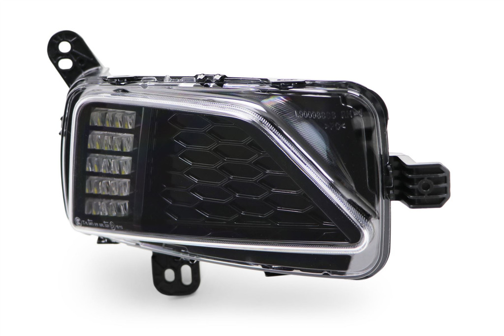 Daytime running light right black Volkswagen Polo 18-