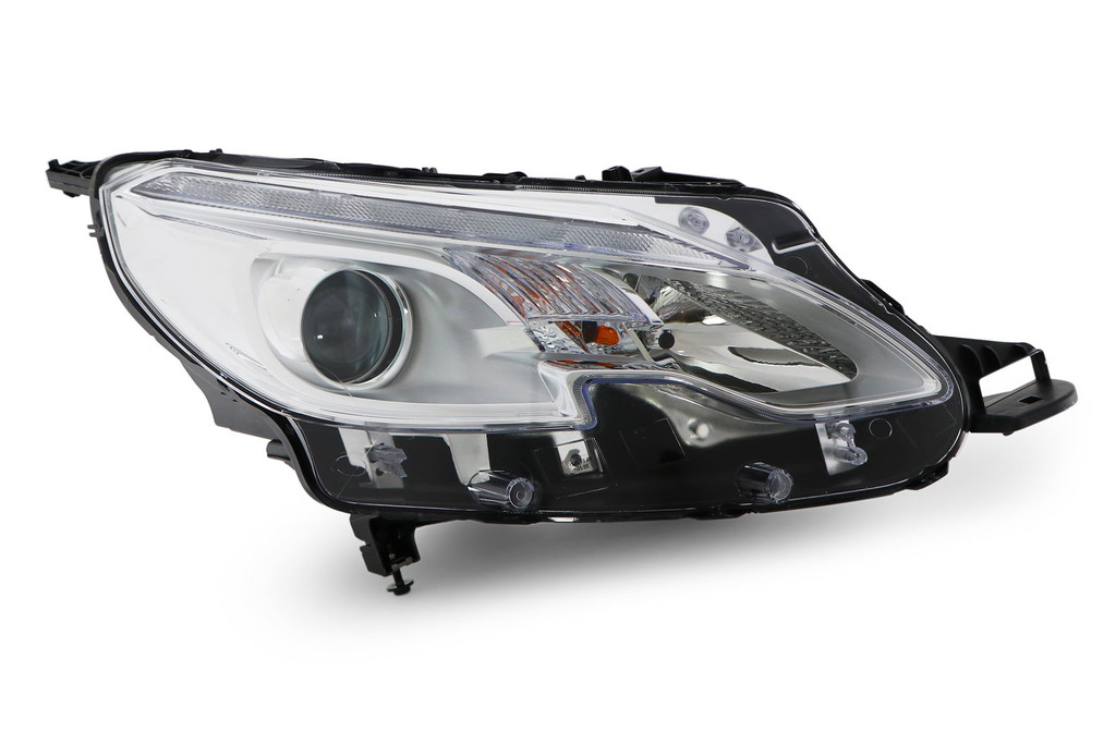 Headlight right chrome LED Peugeot 2008 13-16