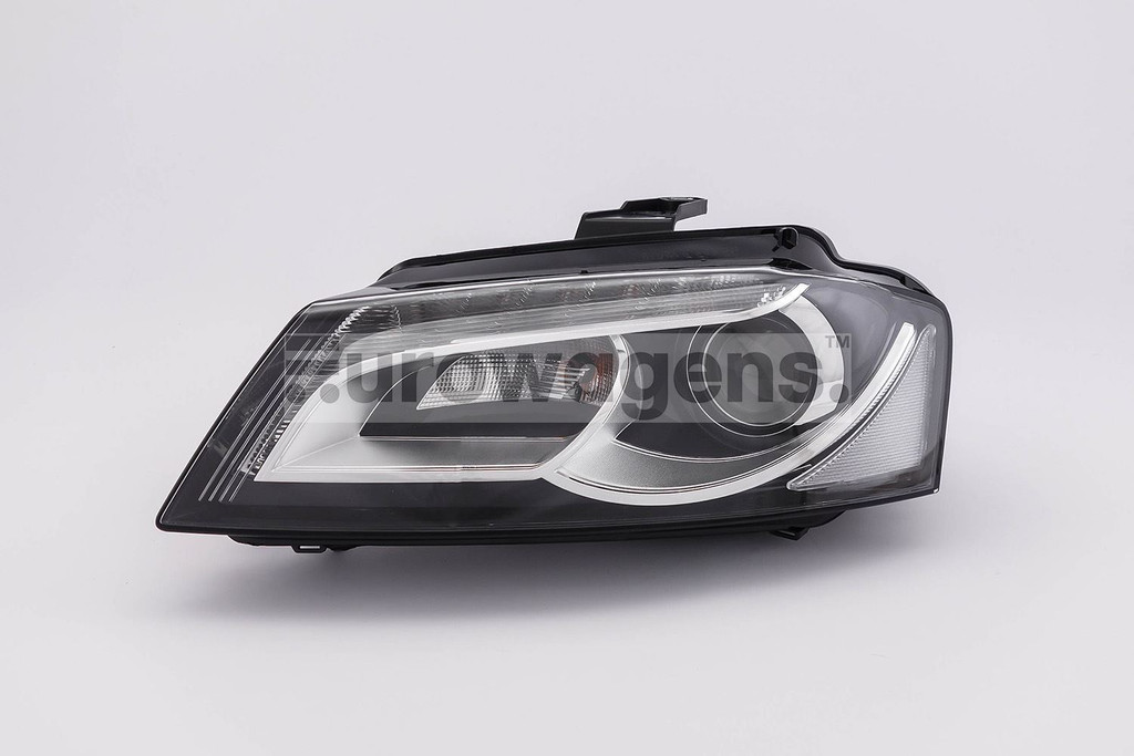 Headlight left bi-xenon LED DRL Audi A3 08-12 LHD