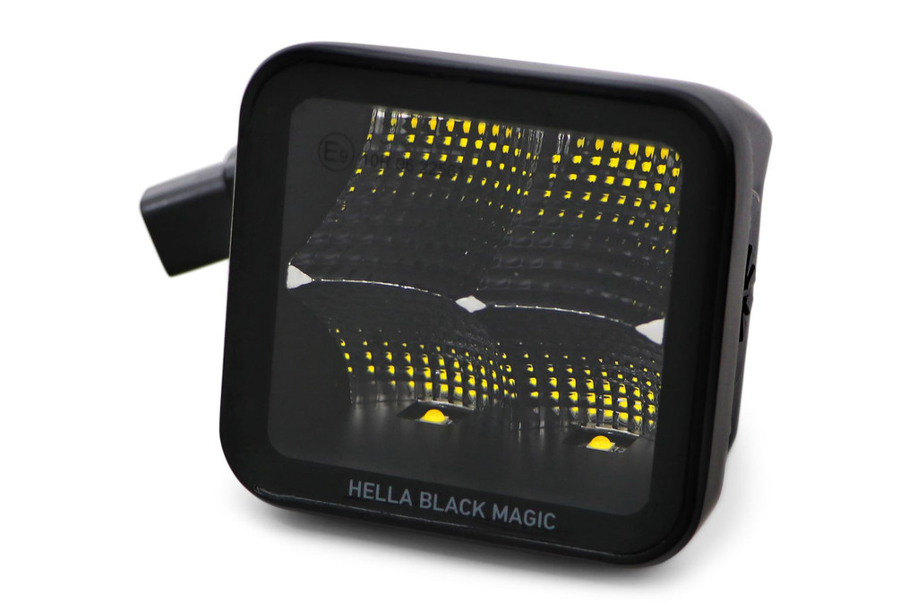 Spot lights set LED Hella BLACK MAGIC Cube kit 3.2" 12/24V 5700K