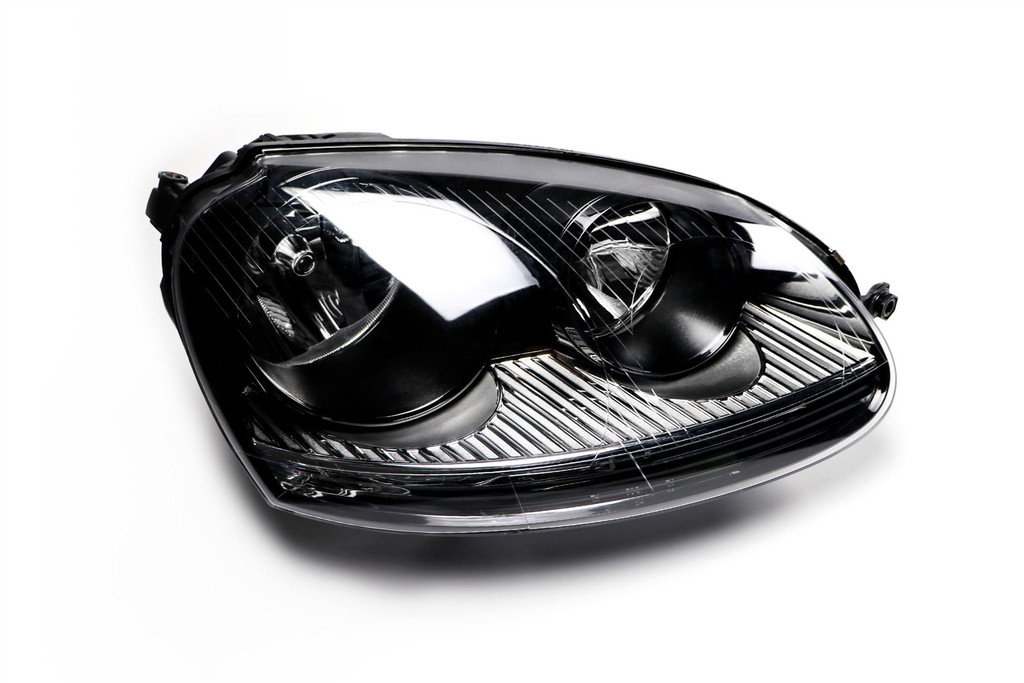 Headlight right black VW Golf MK5 03-07 