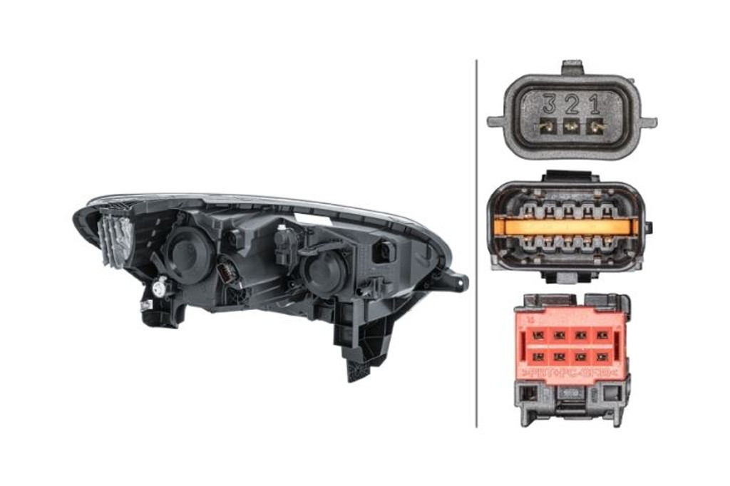 Headlight left LED DRL Renault Kadjar 15-18