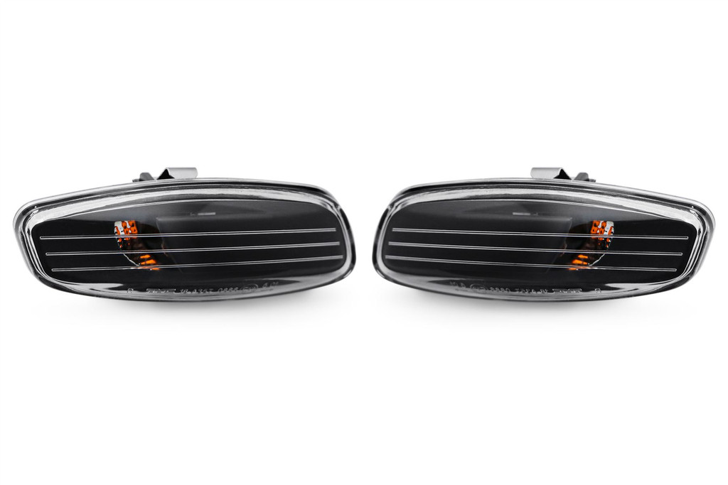 Side indicator set black Peugeot 3008 09-16