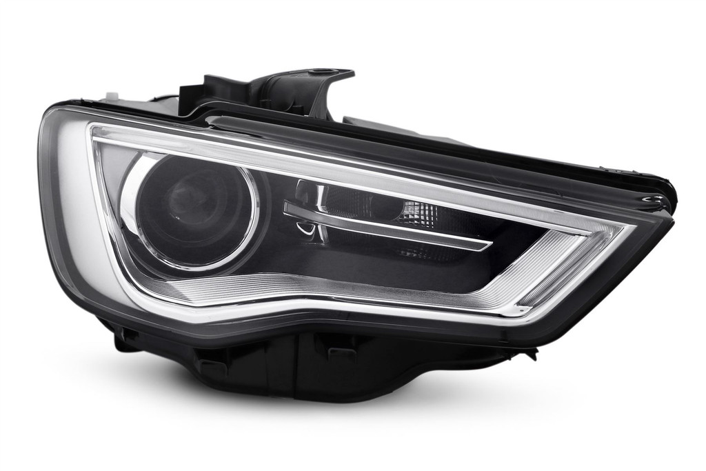 Headlight right bi xenon LED Audi A3 12-16