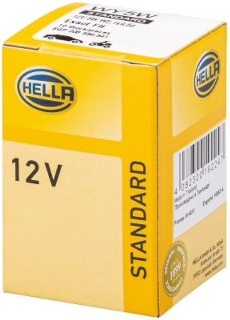 WY5W halogen bulb indicator Standard range
