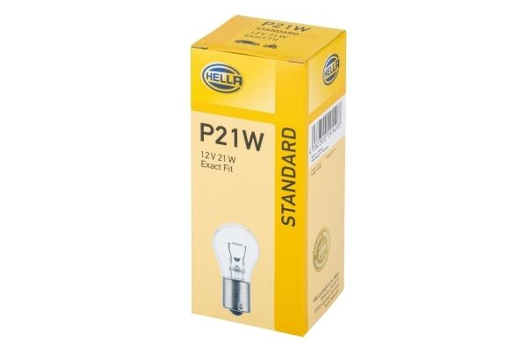 P21W halogen bulb indicator Standard range OEM Hella