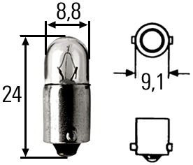 H halogen bulb parking light Heavy Duty range