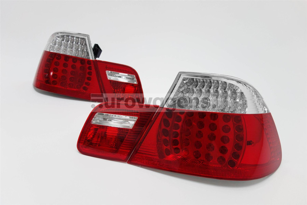 Rear lights set LED clear red BMW 3 Series E46 98-03 Coupe