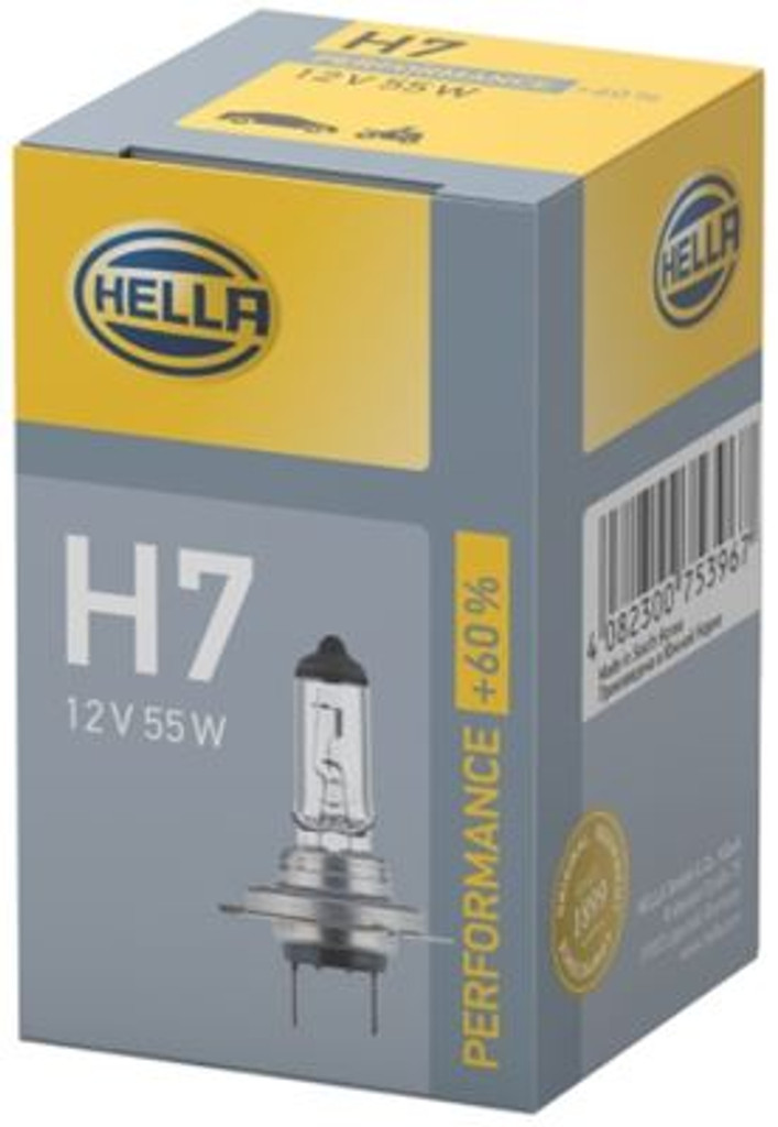 H7 halogen bulb headlight fog light Performance +60% range