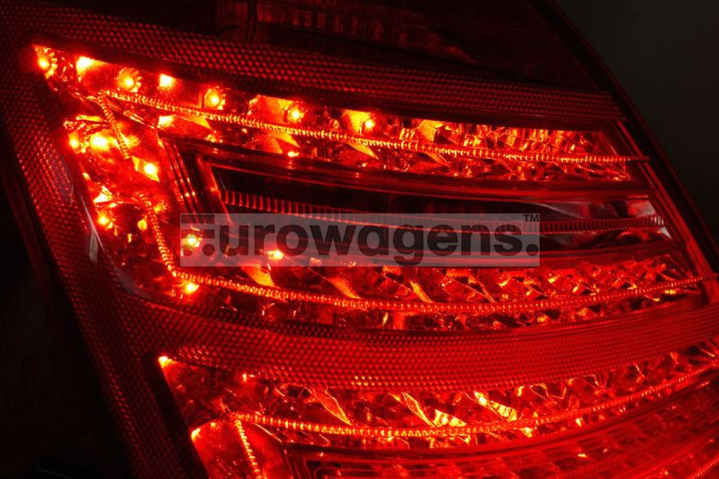 Rear light set smoked red LED Mercedes S Class W221 05-09