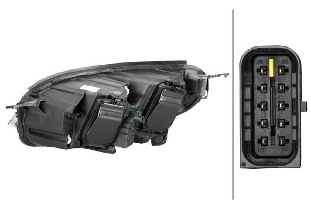 Headlight right chrome Peugeot Expert Traveller 16- 