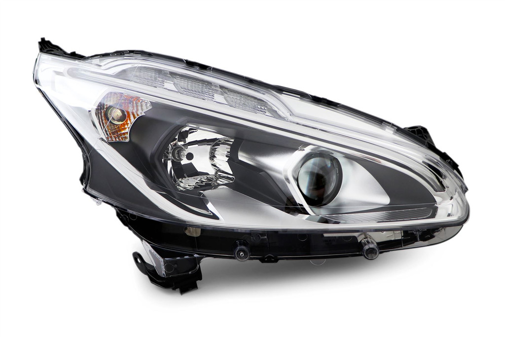 Headlight right LED DRL Peugeot 208 15-19