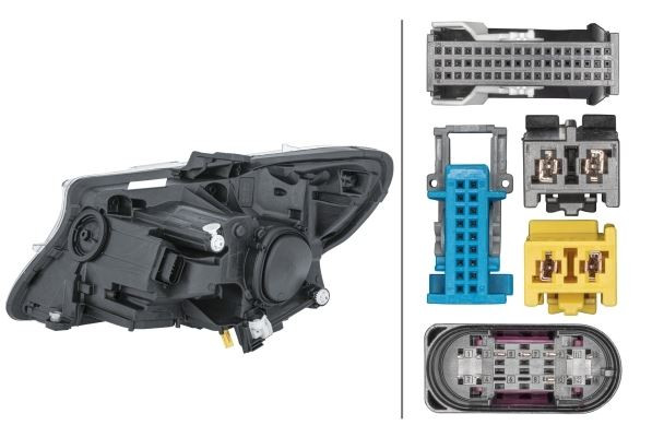 Headlight LED grey with cornering Mercedes-Benz Vito V Class 20-