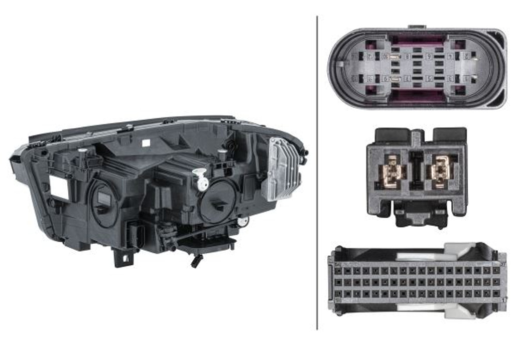 Headlight right LED Mercedes-Benz GLA 20-