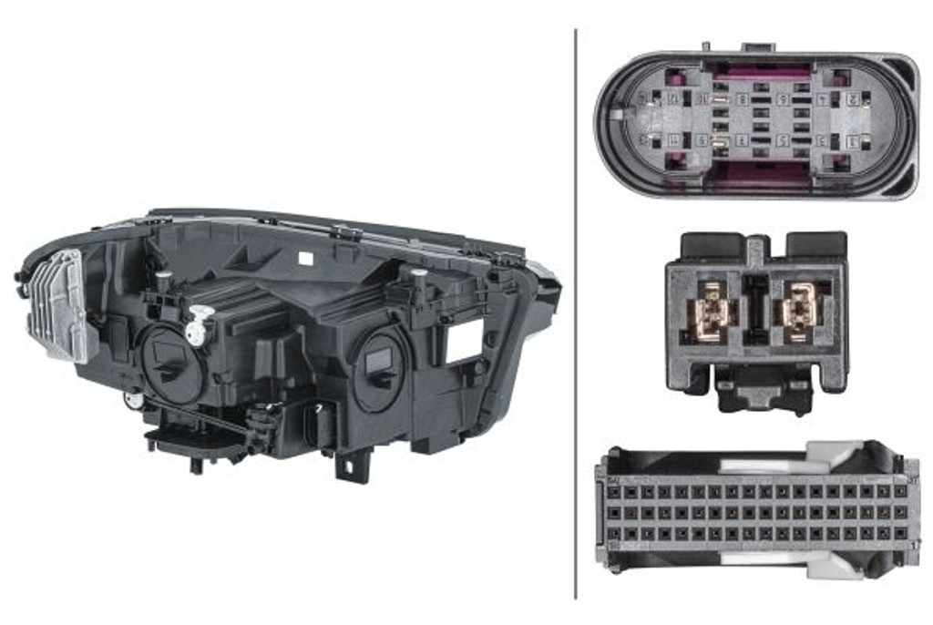 Headlight left LED Mercedes-Benz GLA 20-
