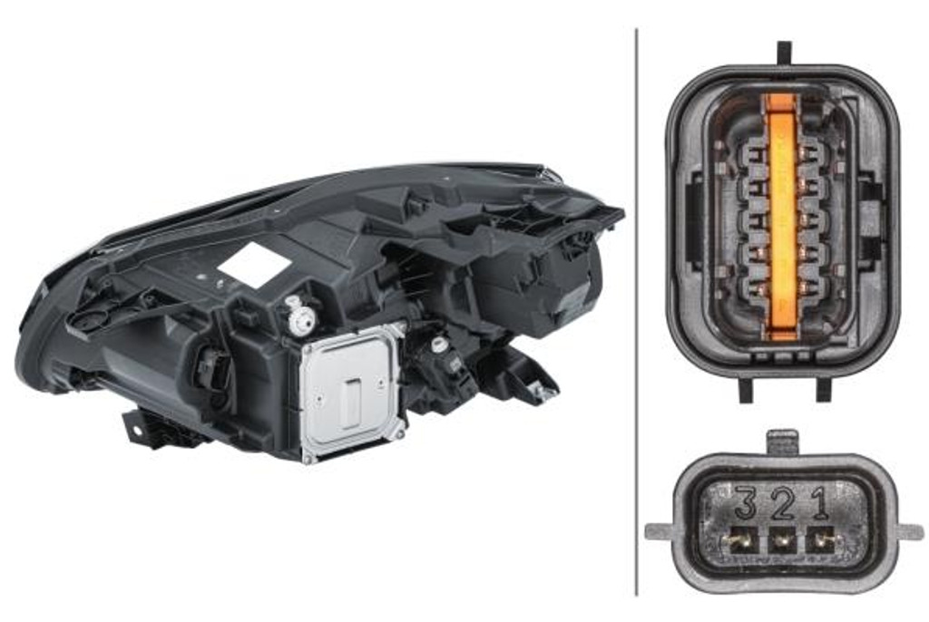 Headlight LED right Renault Captur 20-