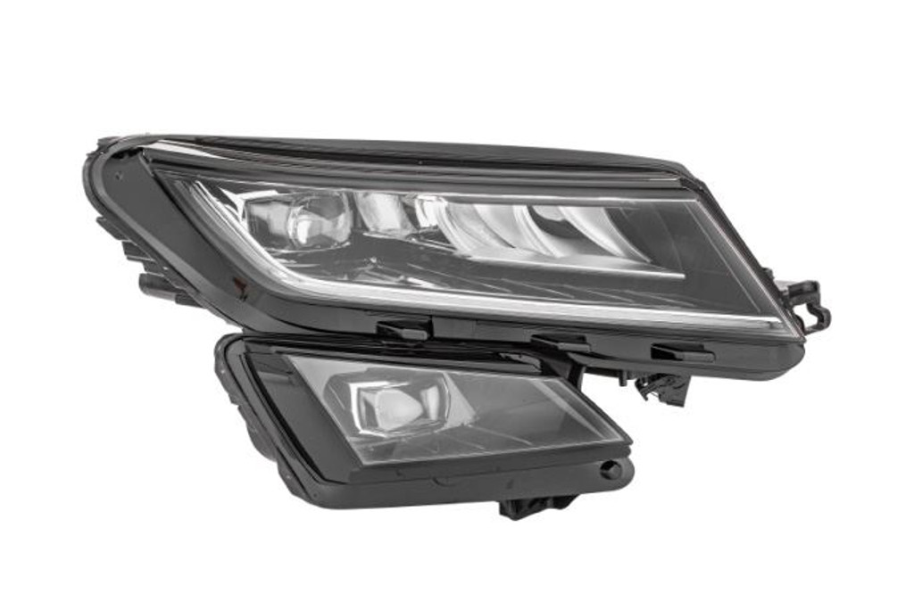 Headlight right LED black adaptive Skoda Kodiaq 17- 
