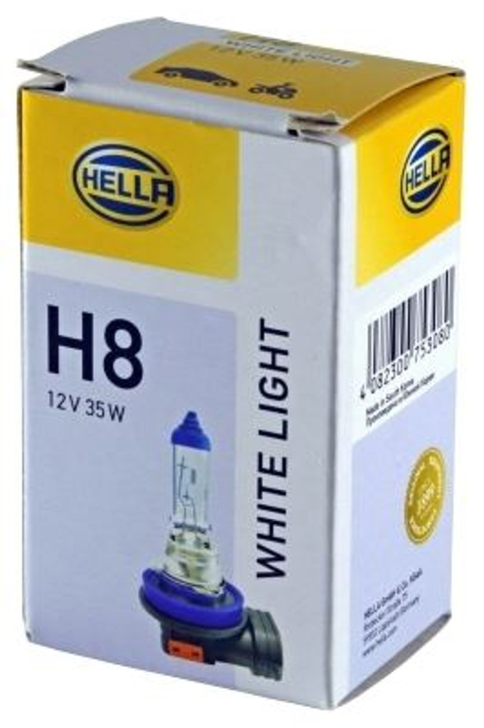 H8 halogen bulb headlight fog light White Light range
