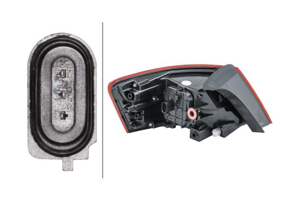Rear light right Audi A3 3 Door 16-19