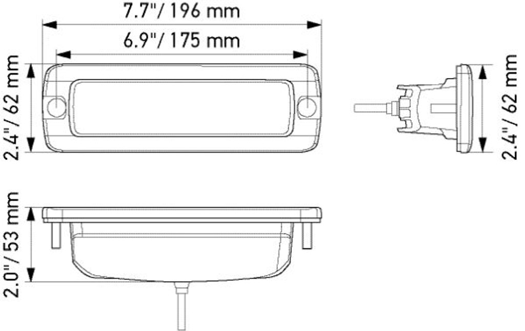 Spot Light LED Hella Black Magic  12/24 5700K