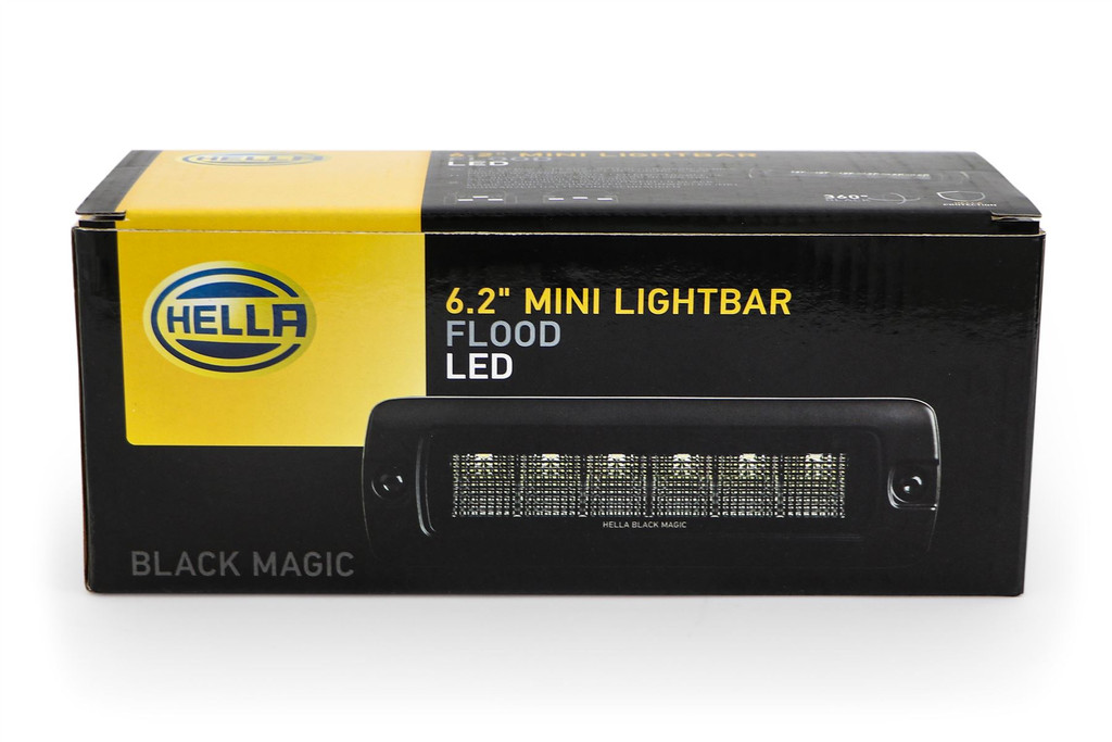 Spot Light LED Hella Black Magic  12/24 5700K