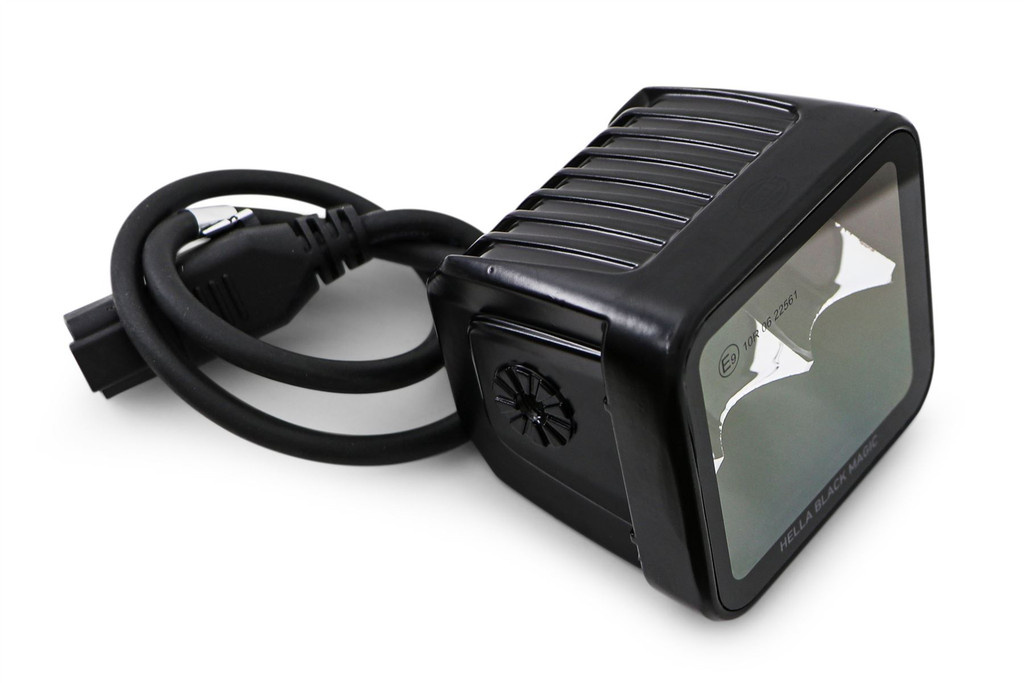 Spot Light set LED Hella Black Magic Cube 12/24V 5700K Long distance